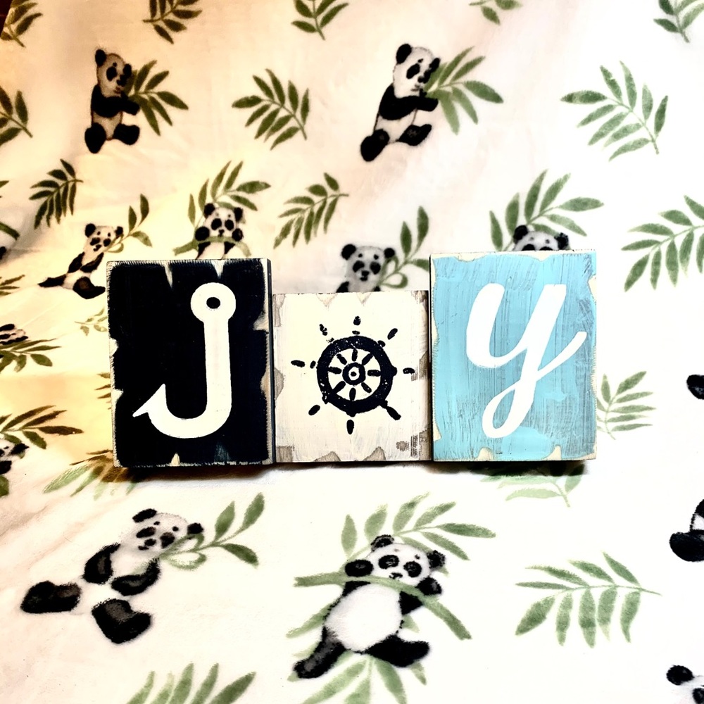 Beach Themed “Joy” Decorative Sign